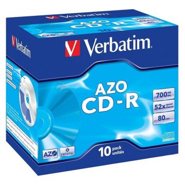 VERBATIM CD-R80 700MB DLP/ 52x/ 80min/ jewel/ 10pack