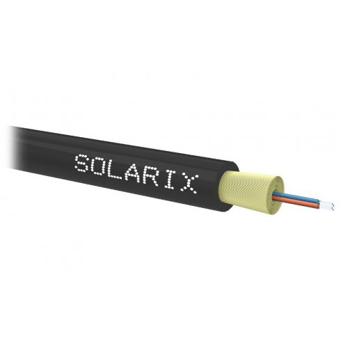 Solarix DROP1000 optični kabel 4 in. 9/125 SM LSZH univerzalni, 500m, črn