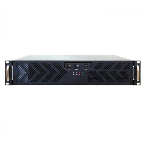 CHIEFTEC stojalo 19" 2U UNC-210T-B-U3 400W, USB 3.0, črn