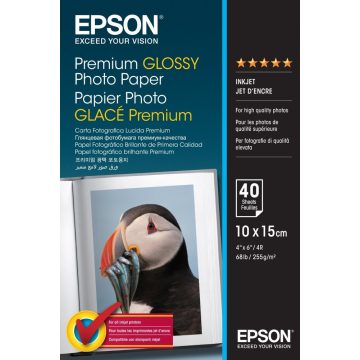 Foto papir EPSON C13S042153/ 10x15 / Premium Glossy/ 40 kos