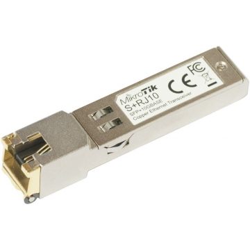   MikroTik S+RJ10 RJ45 10M/100M/1G/2.5G/5G/10G bakren modul (SFP+)