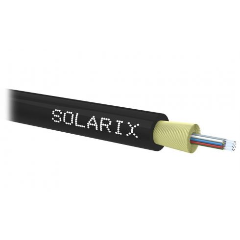 Solarix DROP1000 optični kabel 12 vl 9/125 SM LSZH, 500m, črn