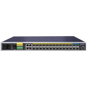   Industrijsko L3 stikalo Planet IGS-6325-20S4C4X, 4x1Gb, 10x1Gb + 4x2.5Gb SFP, 4x10Gb SFP+, 48-56VDC, -40~75°C, IP30, brez ventilatorja