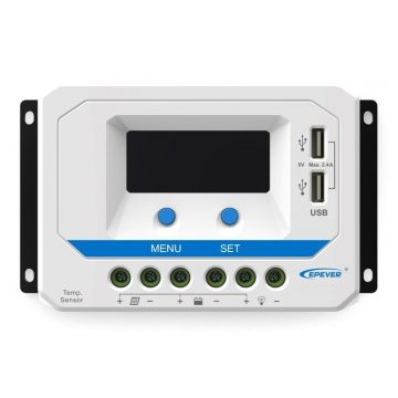   EPEVER VS3024AU solarni PWM krmilnik 12/24 V, 30 A, USB, vhod 50V