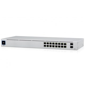   Ubiquiti UniFi Switch 16 PoE - 16x GbE, 2x SFP, 8x PoE+ (PoE proračun 42 W)