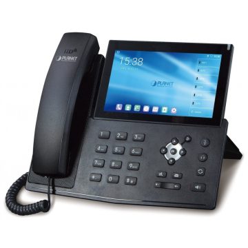   Planet ICF-1900 SIP internetni video telefon, 7" LCD na dotik, Android OS 9.0, PoE, WiFi, BT, H.264, HD audio