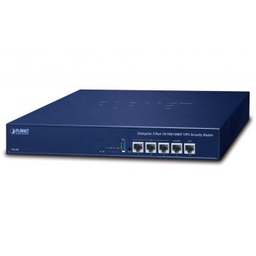   Planet VR-300 Enterprise usmerjevalnik/požarni zid VPN/VLAN/QoS/HA/AP krmilnik, 2xWAN(SD-WAN), 3xLAN