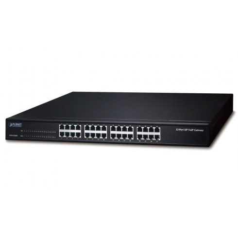 Planet VGW-3220FS VoIP prehod, 32x FXS, SIP, ID klicatelja, faks, Hotline, požarni zid, SNMP, SSH/TLS, QoS