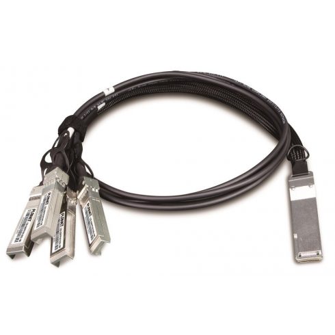 Planet CB-QSFP4X10G-1M, kovinski povezovalni kabel QSFP+ 40Gb/s do 4x SFP+ 10Gb, dolžina 1m