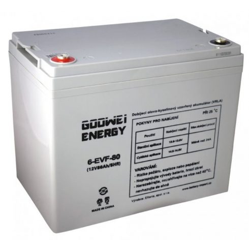 GOOWEI ENERGY Pb vlečna rezervna baterija VRLA GEL 12V/80Ah (6-EVF-80)