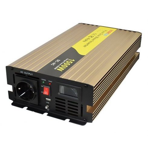 ROGERELE Sinusni napetostni pretvornik REP1500-12, 1500W, 12V, USB priključek