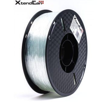 XtendLAN TPU filament 1,75 mm prozoren 1 kg