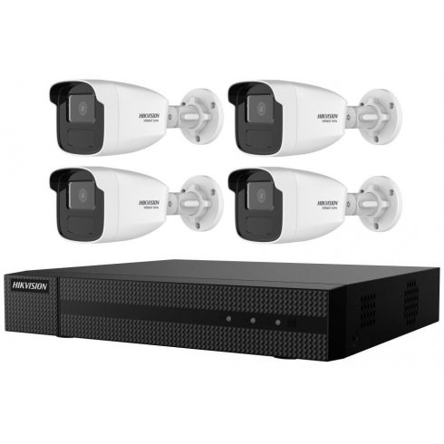 HIKVISION HiWatch 4K KIT bullet/ 8Mpix/ 1x NVR HWN-4108MH-8P(D)/ 4x IP kamera HWI-B480H(C)/ POE+/ HDMI/ VGA/ LAN