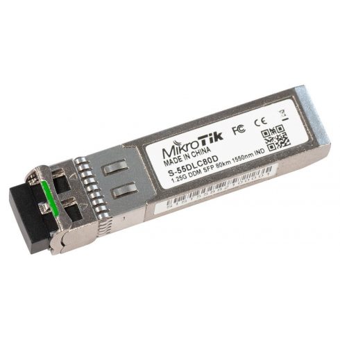 MikroTik S-55DLC80D SFP optični modul, SM, 80km, 1.25G, 1550Nm