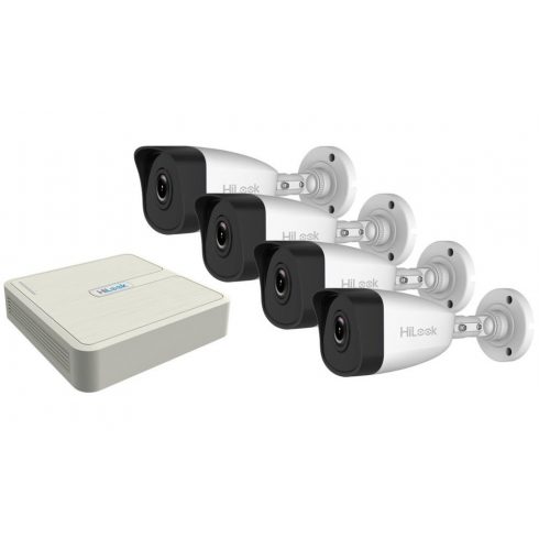 HiLook Powered by HIKVISION/ KIT bullet/ 1x NVR-104H-D/4P(C)/ 4x IP kamera IPC-B140H(C)/ 2TB HDD