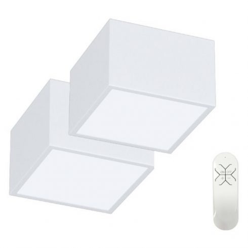 IMMAX NEO komplet 2x CANTO SMART stropna luč 15x15cm 12W bela Zigbee 3.0 + DO, TUYA