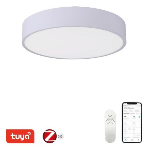 IMMAX NEO RONDATE SLIM Pametna stropna svetilka 40 x 7cm 28W bela Zigbee 3.0, TUYA