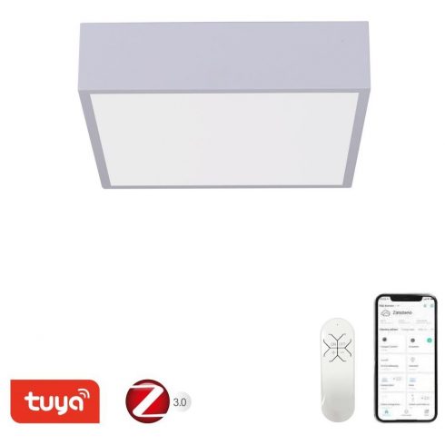 IMMAX NEO CANTO SLIM Pametna stropna svetilka 28x28x7cm 22W 1610lm bela Zigbee 3.0, TUYA