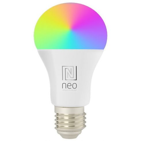 IMMAX NEO SMART LED sijalka E27 11W RGB+CCT barvno bela, zatemnitvena, Zigbee, TUYA