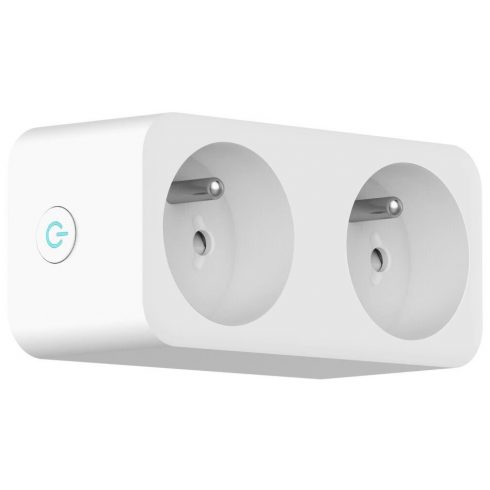 IMMAX NEO SMART pametna notranja 2 polna vtičnica (tip E)/ 16A/ Zigbee/ Google Assistant/ Amazon Alexa/ LIDL/ TUYA