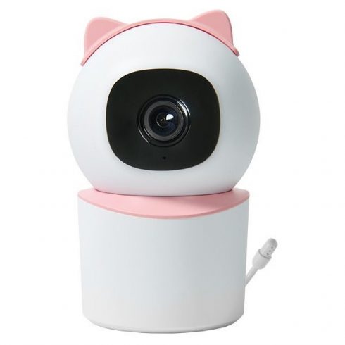 IMMAX NEO LITE SMART Varnostna notranja kamera BABY, 355° 50°, P/T, Wi-Fi, 4MP, roza, TUYA