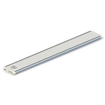   IMMAX LED notranja luč CABINET-4/ 1,5W/ 85lm/ 4000K/ 300 x 40 x 9mm/ micro USB/ PIR senzor