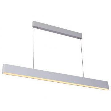   IMMAX NEO MILANO PAMETNA viseča linearna svetilka 120cm, CCT 40W/RGB 18W, bela Zigbee 3.0, TUYA