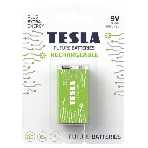 TESLA RECHARGEABLE+ polnilna baterija 9V Ni-MH 250mAh 9V (HR9V, blister) 1 kos