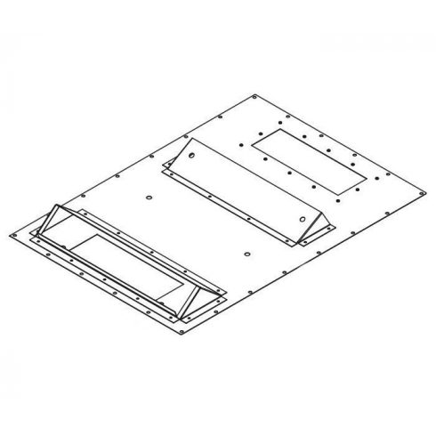 Triton Redukcija za montažo klime X1, X2 600x800 širine II. RAL7035, siva