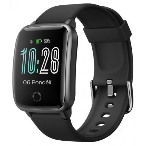 UMAX pametna ura U-Band P2-L Black/ 1.3" TFT/ Bluetooth 4.2/ nRF52832/ IP68/ iOS 8.0 +/ Android 4.4 +/ CZ Veryfit PRO