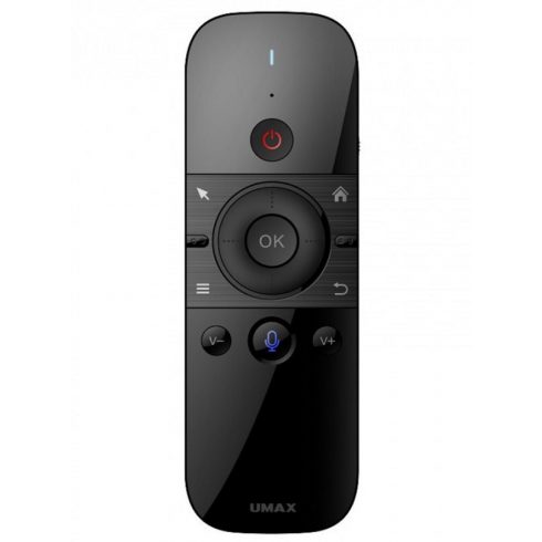 UMAX Air Mouse M1 brezžični krmilnik/ vgrajena tipkovnica/ Lion baterija/ glasovna podpora/ USB/ Android/ W10/ Linux