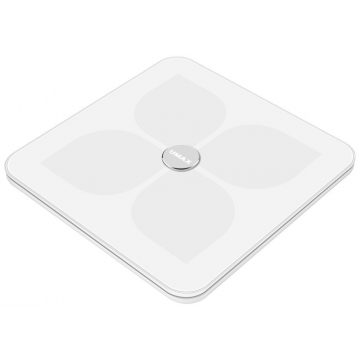   UMAX pametna tehtnica Smart Scale US20HRC / 0,2 - 180 kg / Bluetooth 4.0 / 15 telesnih parametrov / češka / bela