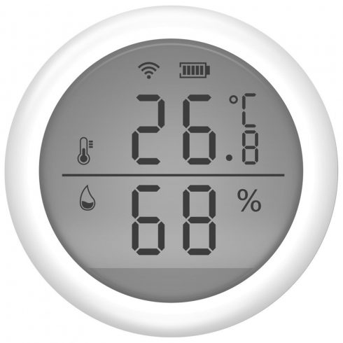 UMAX pametni senzor temperature in vlažnosti U-Smart senzor temperature in vlažnosti/ Wi-Fi/ Android/ iOS/ aplikacija CZ/ bela