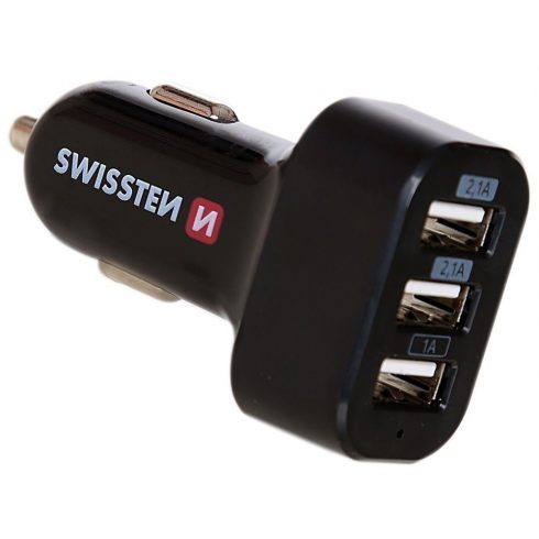 Swissten Cl Adapter 3X Usb 5.2A Power