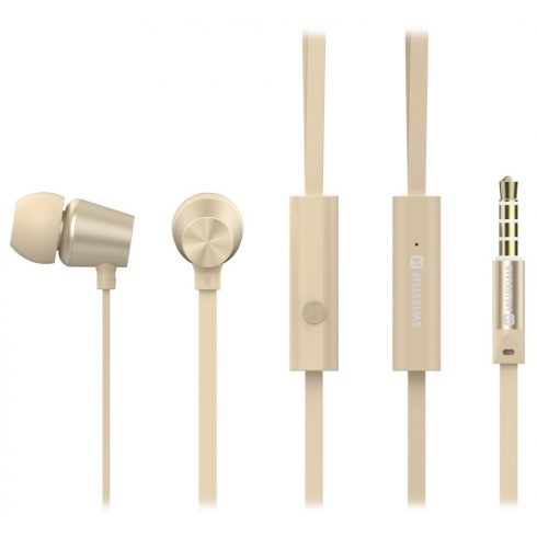 Swissten Headphones Earbuds Dynamic Ys500 Gold