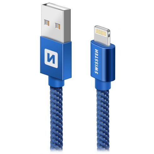 Swissten Data Cable Textile Usb / Lightning 1,2 M Blue