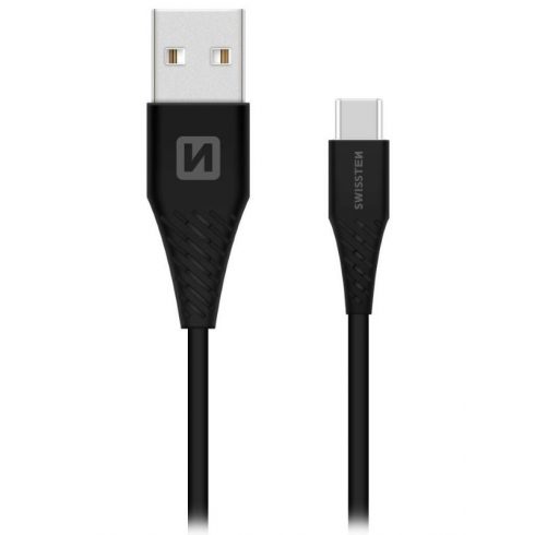 Podatkovni kabel Swissten Usb / Usb-C črn 1,5M (7Mm)