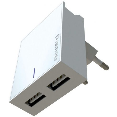 Omrežni adapter Swissten Smart Ic 2X Usb 3A Power White