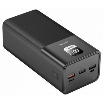   SWISSTEN POWER LINE POWER BANK 40000 mAh 100W POWER DELIVERY ČRNA