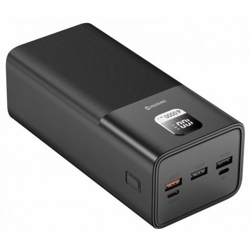 SWISSTEN POWER LINE POWER BANK 40000 mAh 100W POWER DELIVERY ČRNA