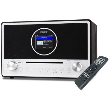   Maxxo internet. radio CD03 /DAB+ /FM /Wifi /BT /CD predvajalnik /stereo rep. /dál, ovl /linijski izhod /češki meni /UPnP,DLNA /alarm