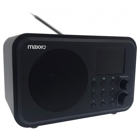 Maxxo internet. radio DT02 /DAB+ /FM /Wifi /BT rep. /dál, ovl /line out /češki meni /2000mAH bat. /UPnP, DLNA /budilka