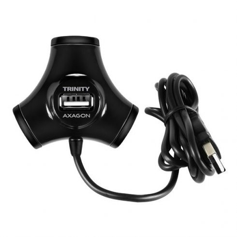 AXAGON TRINITY hub USB-A / HUE-X3B / USB 2.0 / 4x USB-A / 1,2 m