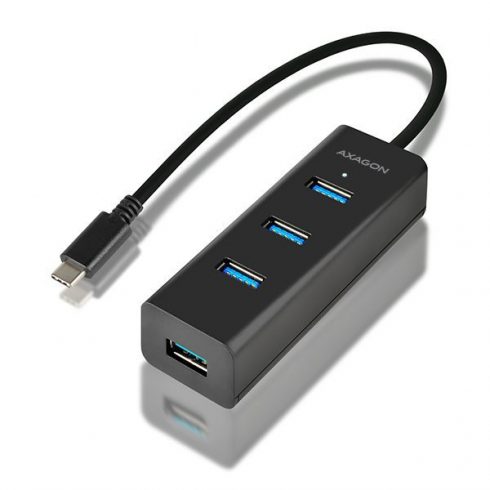 AXAGON zvezdišče USB-C / HUE-S2C / USB 3.2 Gen1 / 4x USB-A / MicroUSB / 0,4m