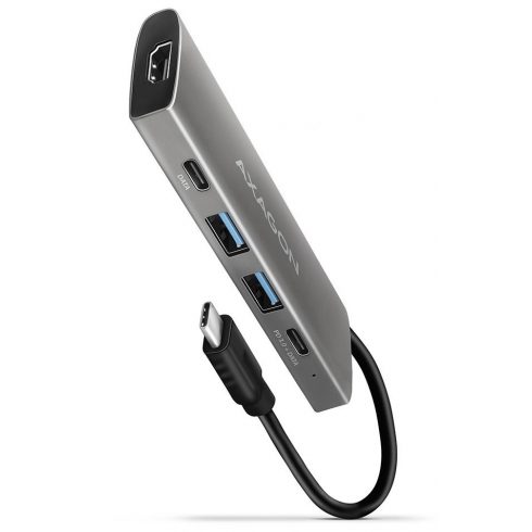 AXAGON zvezdišče USB-C / HMC-5G2 / USB 3.2 Gen2 / 2x USB-C / 2X USB-A / 1x HDMI / 60W PD / 0,1 m