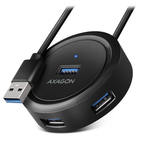 AXAGON zvezdišče USB-A / HUE-P1A / USB 3.2 Gen1 / 4x USB-A / 0,3 m