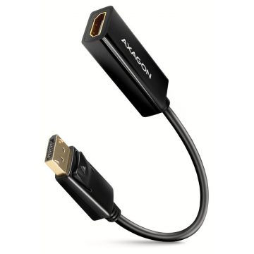   AXAGON adapter iz DisplayPort v HDMI verzija 1.4 / RVD-HI14N / 4k/30Hz / 0,2m