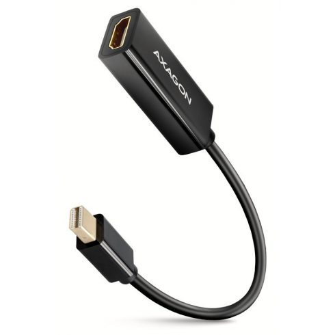 AXAGON adapter iz Mini DisplayPort v HDMI 1.4 / RVDM-HI14N / 4k/30Hz / 0,2m