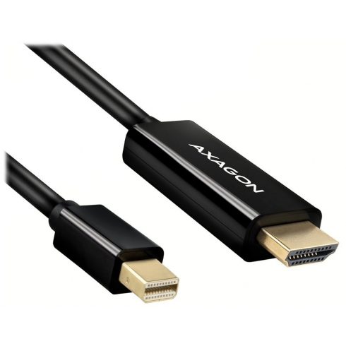 AXAGON adapter iz Mini DisplayPort v HDMI 1.4 / RVDM-HI14C2 / 4k/30Hz / 1.8m