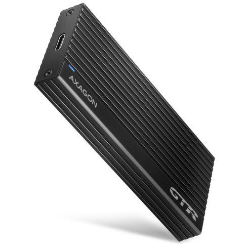 AXAGON box THIN BOX za M.2 NVMe SSD / EEM2-GTR / USB-C / USB 3.2 Gen2 / kabel 20 cm USB-C na USB-C